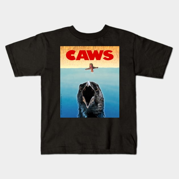 CAWS Kids T-Shirt by MalcolmKirk